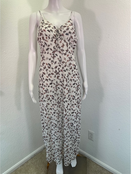 No Comment Dresses & Skirts - SZ XL No Comment Monarch Butterfly Empire Waist Mesh Overlay Midi Dress NWT